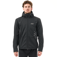 Dragonfly Мототолстовка DF Urban Man 2025 Black с защитой в Сочи