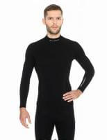 Brubeck Футболка мужская дл.рукав Wool Merino 78% Черный в Сочи