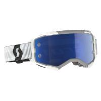 Scott Очки кроссовые Fury white blue chrome works в Сочи