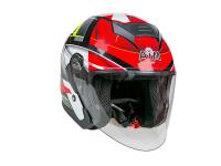 AiM Шлем открытый JK526 Red/Grey/Black в Сочи