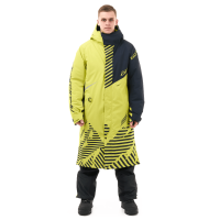 Dragonfly Плащ зимний Race Coat Man 2025 Lime-Black в Сочи