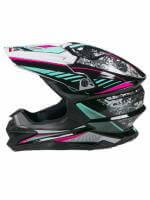 AiM Шлем кроссовый JK803 Multicolor Black/Blue в Сочи