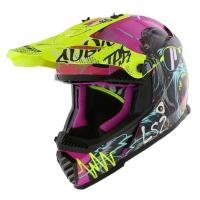 LS2 Шлем MX437 Fast II Mini Gorilla Purple-06 в Сочи