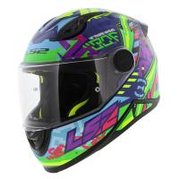 LS2 Мотошлем FF812 Kid Svent Blue Green в Сочи