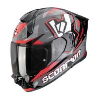 Scorpion Exo Мотошлем Exo-530 Air Rok Серый/Черный/Красный в Сочи