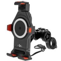Extreme Style Мото держатель с беспроводной зарядкой anti-vibration R17W в Сочи