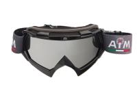 AiM Очки кроссовые (PRO) 157-100 Black Glossy в Сочи
