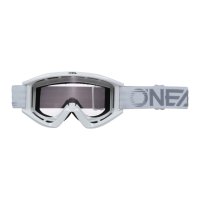 Oneal Маска кроссовая B-Zero V.22 белая оправа, прозрачная линза в Сочи