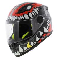 LS2 Мотошлем FF812 Kid Punk Grey Red в Сочи