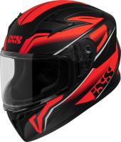 IXS Шлем 136 2.0 Kids Star 2 Черно-красно матовый в Сочи