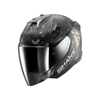 Shark Шлем Skwal I3 Jet Hellcat Mat Black/Chrome/Anthracite в Сочи
