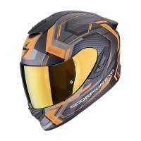Scorpion Exo Мотошлем Exo-1400 Evo II Linart Черный Матовый/Оранжевый/Серый в Сочи