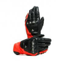 Dainese Перчатки кожаные 4-Stroke 2 Black/Fluo-Red в Сочи