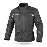 Dimox Мотокуртка текстиль Explorer Mens Touring Black/Yellow в Сочи