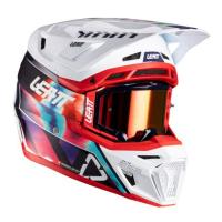Leatt Шлем кроссовый 8.5 Royal Blue-Red V26 + очки Velocity 5.5 в Сочи