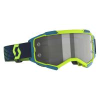 Scott Очки кроссовые Fury LS neon yellow/blue light sensitive grey works в Сочи