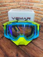 Scout Vemar Маска кросс MJ-1024-1 сине-желтая в Сочи