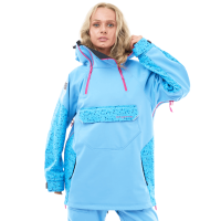 Dragonfly Куртка-анорак сноубордическая DF Uktus Woman Blue - Pink в Сочи