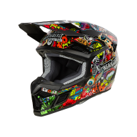 Oneal Шлем кроссовый детский 3Series Youth Crank V.24 красный/ зеленый в Сочи