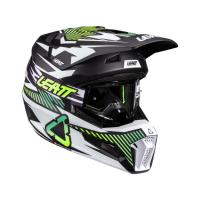 Leatt Шлем кроссовый 3.5 V26 Storm Teal + очки Vizion 3.5 в Сочи