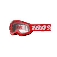 100% Очки подростковые Strata 2 Junior Red / Clear в Сочи