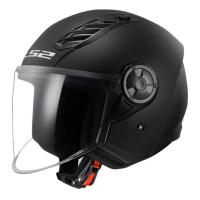 LS2 Мотошлем OF616 Airflow II Solid черный матовый в Сочи