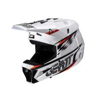 Leatt Шлем кроссовый детский Helmet Kit Moto 3.5 Jr V25 White в Сочи