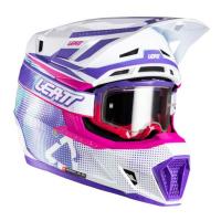 Leatt Шлем кроссовый  7.5 V26 Purple + очки Velocity 4.5 в Сочи