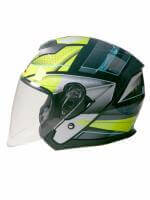 AiM Шлем открытый JK526 Yellow/Grey/Black в Сочи