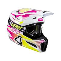 Leatt Шлем кроссовый 3.5 V26 Storm Pink + очки Vizion 3.5 в Сочи