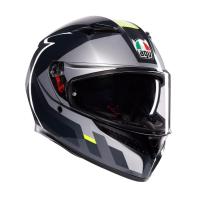AGV Шлем K3 Shade Grey/Yellow Fluo в Сочи