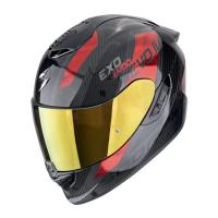 Scorpion Exo Мотошлем Exo-1400 Evo II Carbon Air Platted Карбон/Красный в Сочи