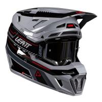 Leatt Шлем кроссовый 8.5 Grey V26 + очки Velocity 5.5 в Сочи