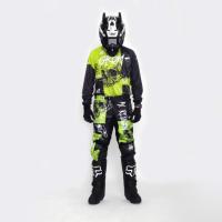 Grom Штаны кроссовые подростковые MX Religion lime в Сочи
