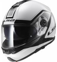 LS2 Мотошлем снегоходный FF325 Strobe Electric Snow Civik Черный/Белый в Сочи
