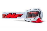 100% Маска кросс FMF Powerbomb Rocket White - прозрачная линза в Сочи