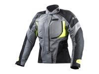 LS2 Мотокуртка женская Phase Lady Jacket серо-чёрно-жёлтый в Сочи