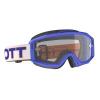 Scott Очки Split OTG white/blue clear works в Сочи