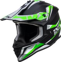 IXS шлем кроссовый 362 2.0 Черно-зеленый-белый в Сочи