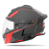 509 Шлем Delta V Carbon Commander с подогревом Racing Red в Сочи
