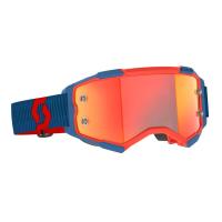 Scott Очки кроссовые Fury dark blue/neon red/orange chrome works в Сочи