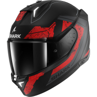 Shark Шлем Skwal i3 Rhad Mat Black/Chrome/Red в Сочи