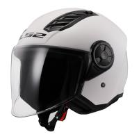 LS2 Мотошлем OF616 Airflow II Solid белый в Сочи