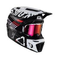 Leatt Мотошлем кроссовый Moto 9.5 Carbon Helmet Kit V24 White в Сочи