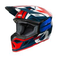 Oneal Кроссовый шлем 3Series Ride V.25 синий/белый в Сочи