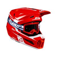 Leatt Шлем кроссовый 3.5 V26 Red + очки Vizion 3.5 в Сочи
