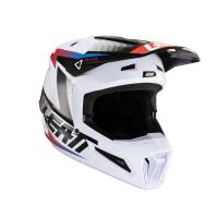Leatt Шлем кроссовый Moto 2.5 Helmet Black/White 2024 в Сочи