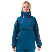 Dragonfly Куртка-анорак сноубордическая DF Uktus Woman Dark Ocean - Pink в Сочи