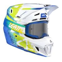 Leatt Шлем кроссовый  7.5 V26 Pixel Blue + очки Velocity 4.5 в Сочи