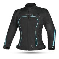 Dimox Мотокуртка текстиль Margo Women Black/Turquoise в Сочи